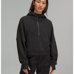 Lululemon Scuba Oversized Half-Zip Hoodie - Black